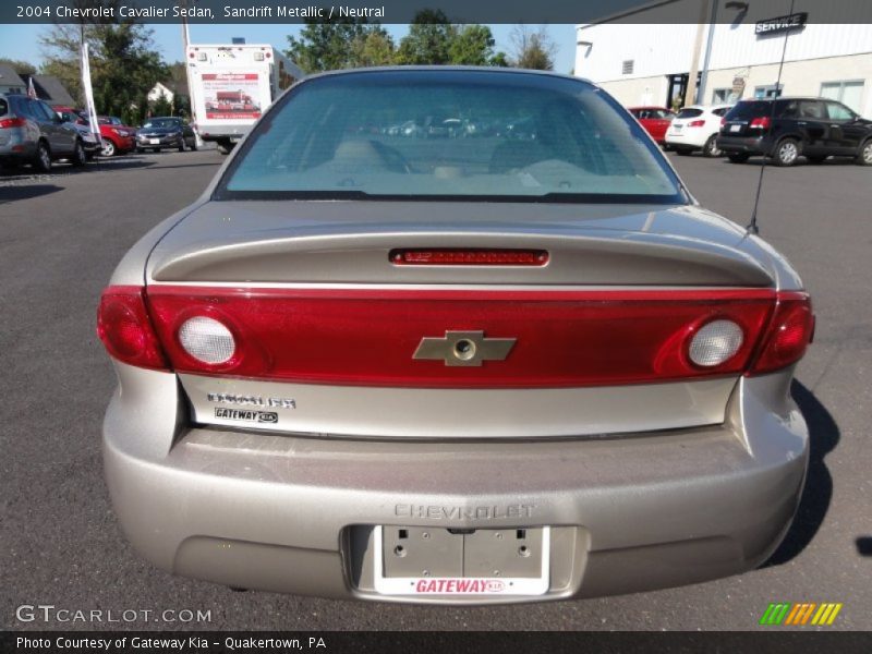 Sandrift Metallic / Neutral 2004 Chevrolet Cavalier Sedan