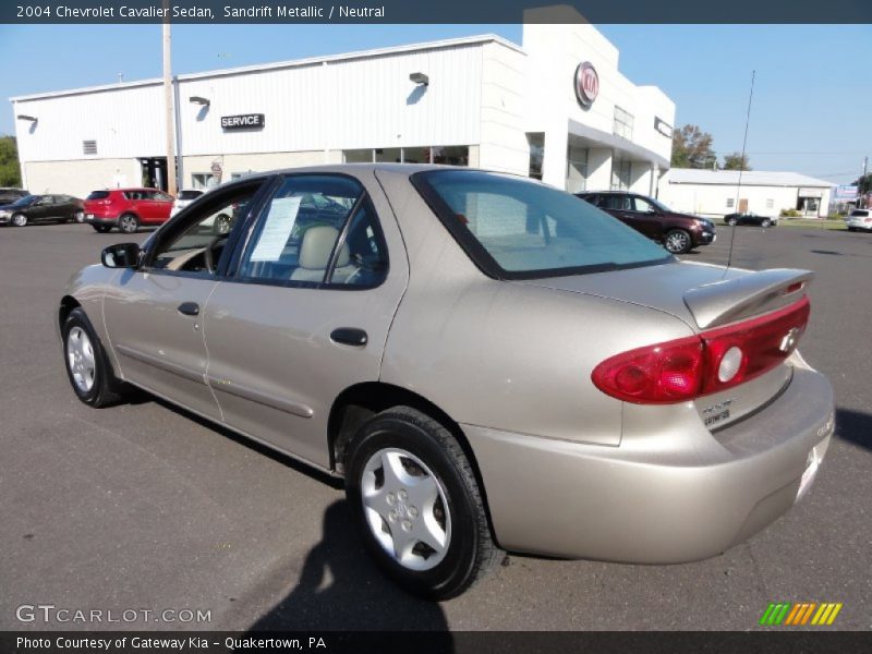 Sandrift Metallic / Neutral 2004 Chevrolet Cavalier Sedan