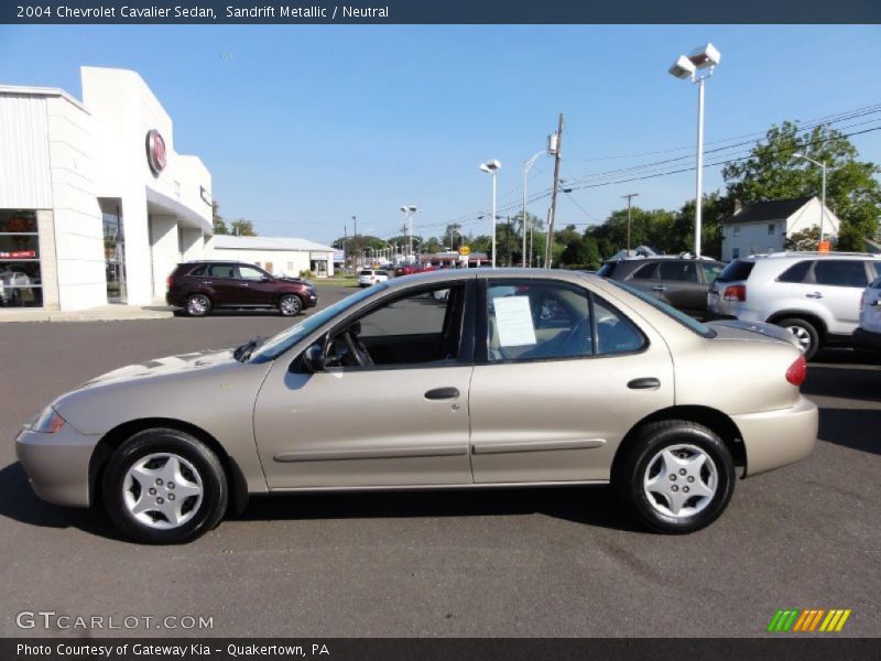 Sandrift Metallic / Neutral 2004 Chevrolet Cavalier Sedan