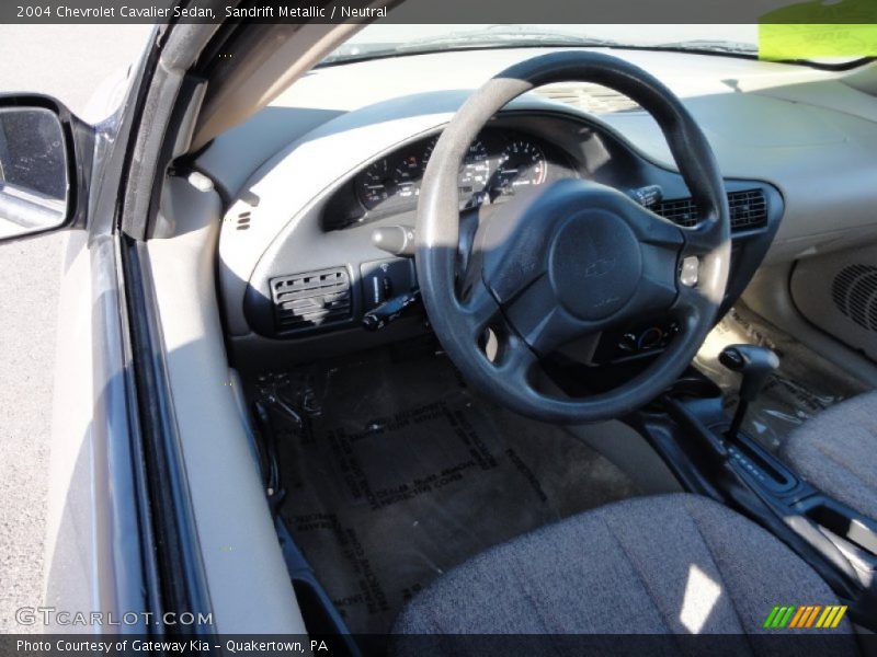 Sandrift Metallic / Neutral 2004 Chevrolet Cavalier Sedan