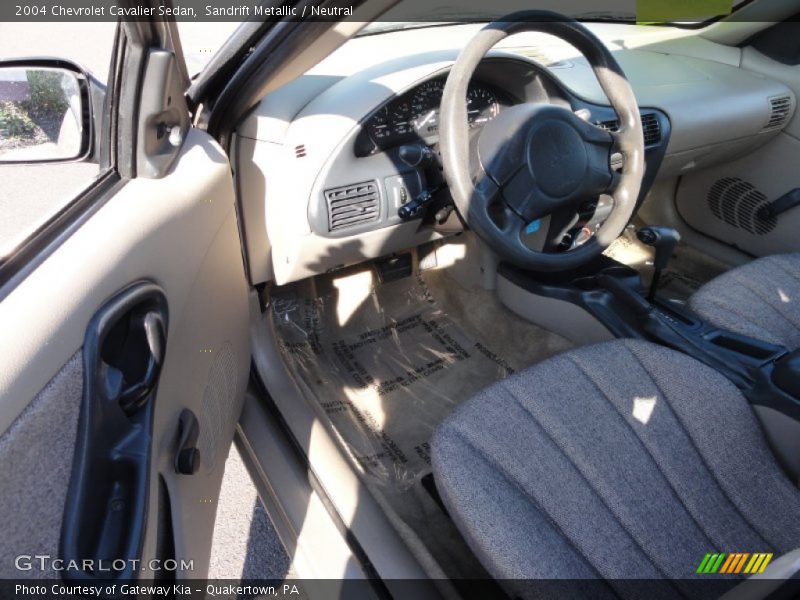 Sandrift Metallic / Neutral 2004 Chevrolet Cavalier Sedan