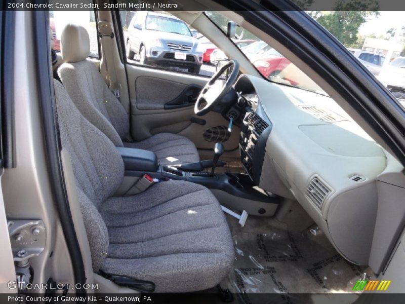 Sandrift Metallic / Neutral 2004 Chevrolet Cavalier Sedan