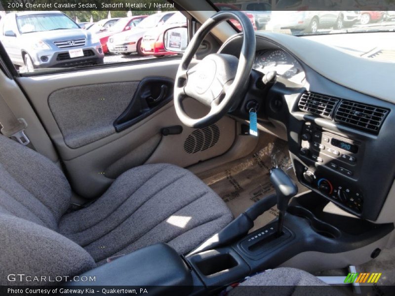 Sandrift Metallic / Neutral 2004 Chevrolet Cavalier Sedan