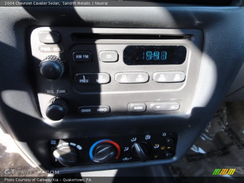 Sandrift Metallic / Neutral 2004 Chevrolet Cavalier Sedan