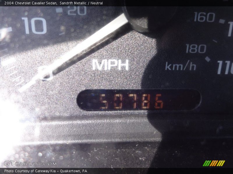 Sandrift Metallic / Neutral 2004 Chevrolet Cavalier Sedan