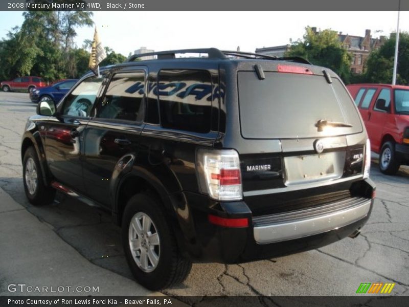 Black / Stone 2008 Mercury Mariner V6 4WD