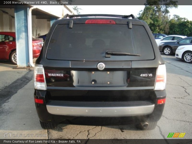 Black / Stone 2008 Mercury Mariner V6 4WD