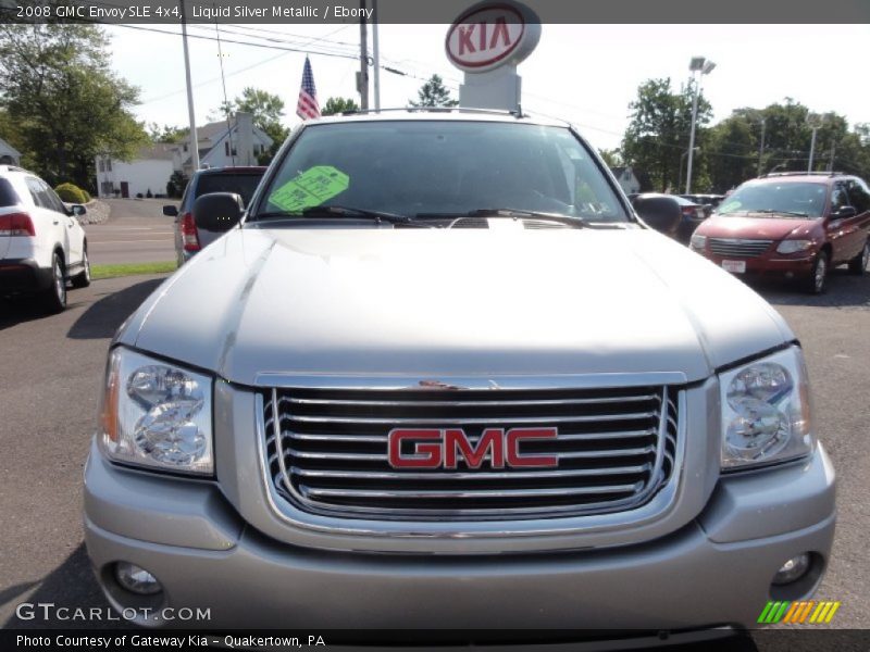 Liquid Silver Metallic / Ebony 2008 GMC Envoy SLE 4x4
