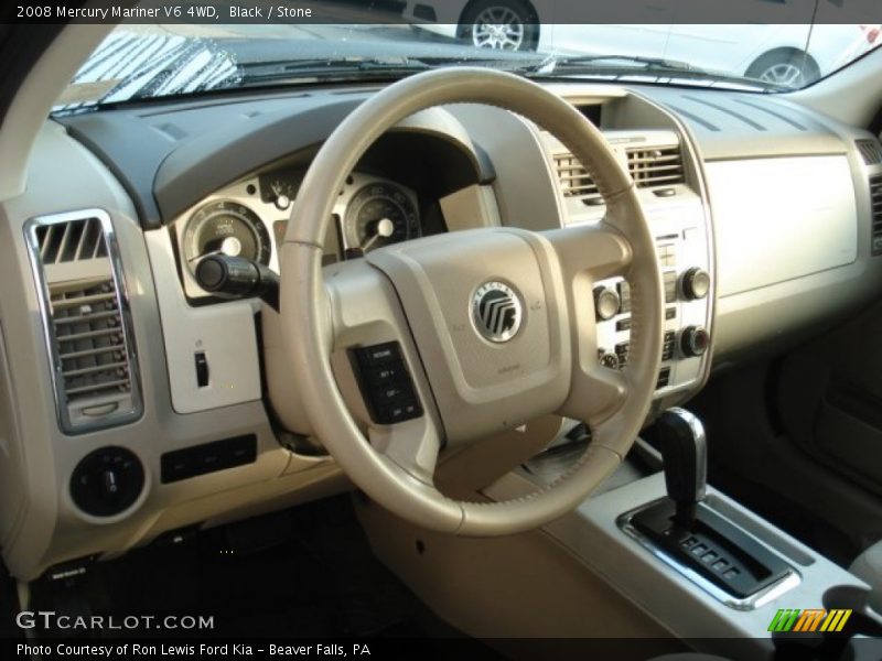 Dashboard of 2008 Mariner V6 4WD