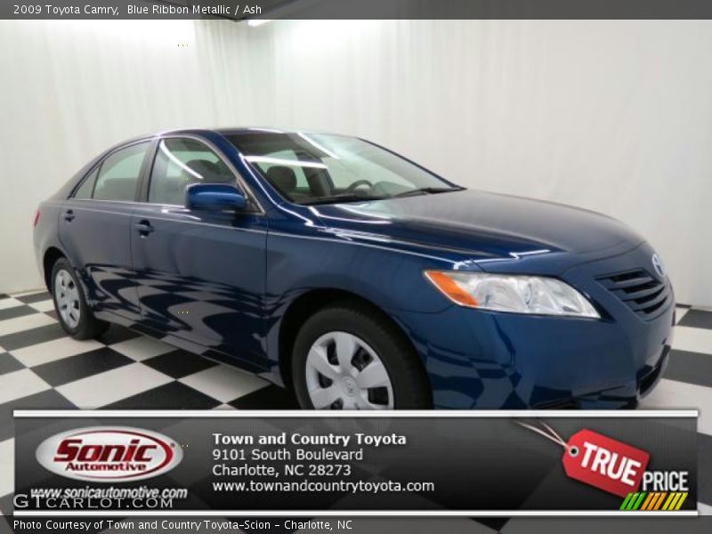 Blue Ribbon Metallic / Ash 2009 Toyota Camry