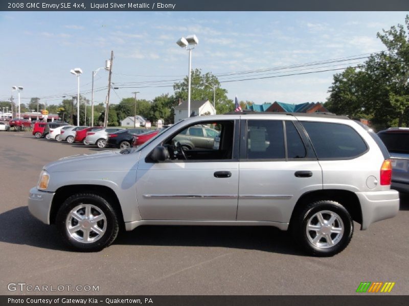 Liquid Silver Metallic / Ebony 2008 GMC Envoy SLE 4x4