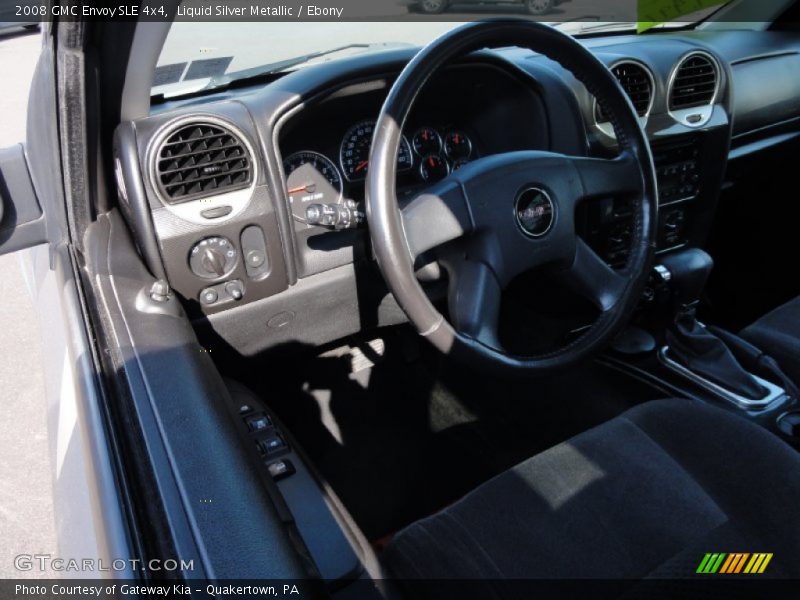 Liquid Silver Metallic / Ebony 2008 GMC Envoy SLE 4x4