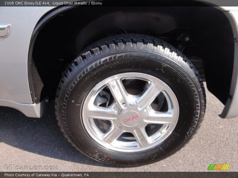 Liquid Silver Metallic / Ebony 2008 GMC Envoy SLE 4x4