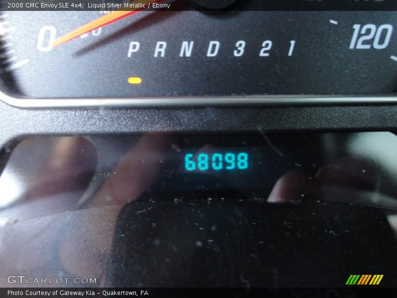 Liquid Silver Metallic / Ebony 2008 GMC Envoy SLE 4x4