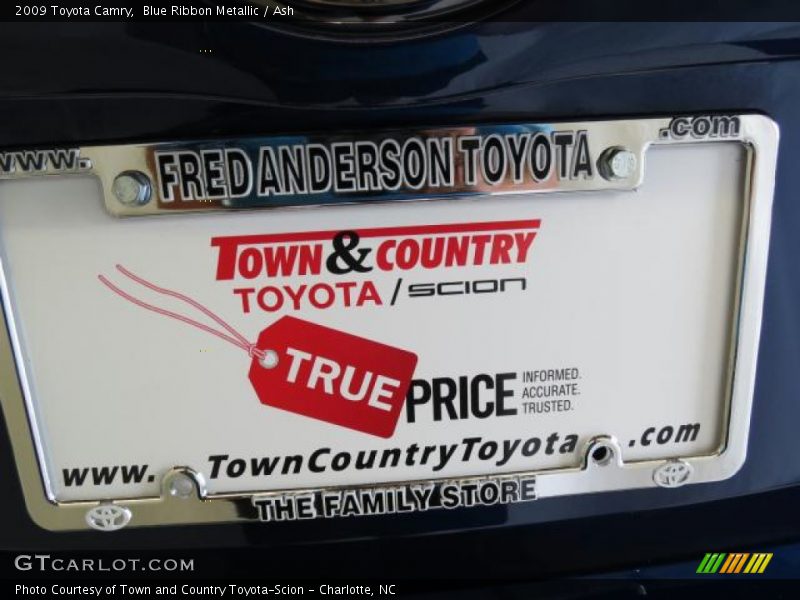 Blue Ribbon Metallic / Ash 2009 Toyota Camry