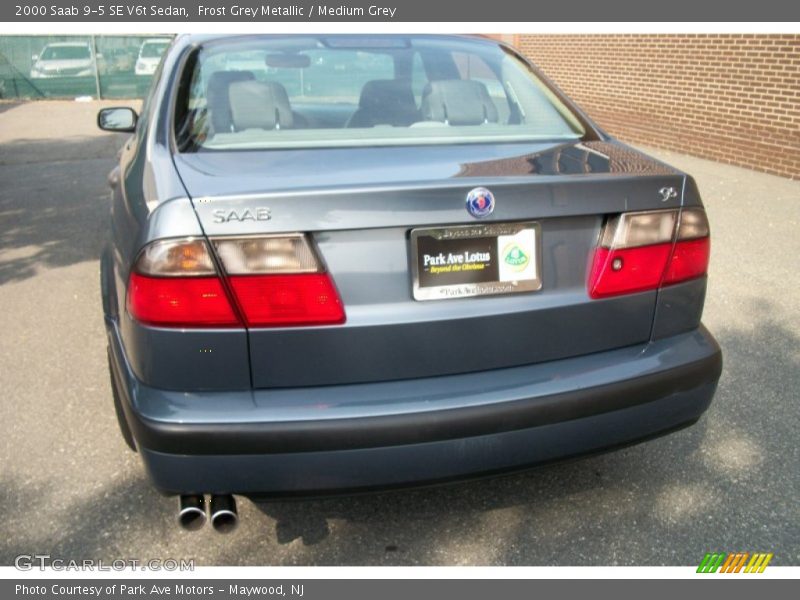Frost Grey Metallic / Medium Grey 2000 Saab 9-5 SE V6t Sedan
