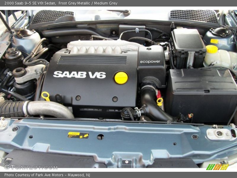 Frost Grey Metallic / Medium Grey 2000 Saab 9-5 SE V6t Sedan