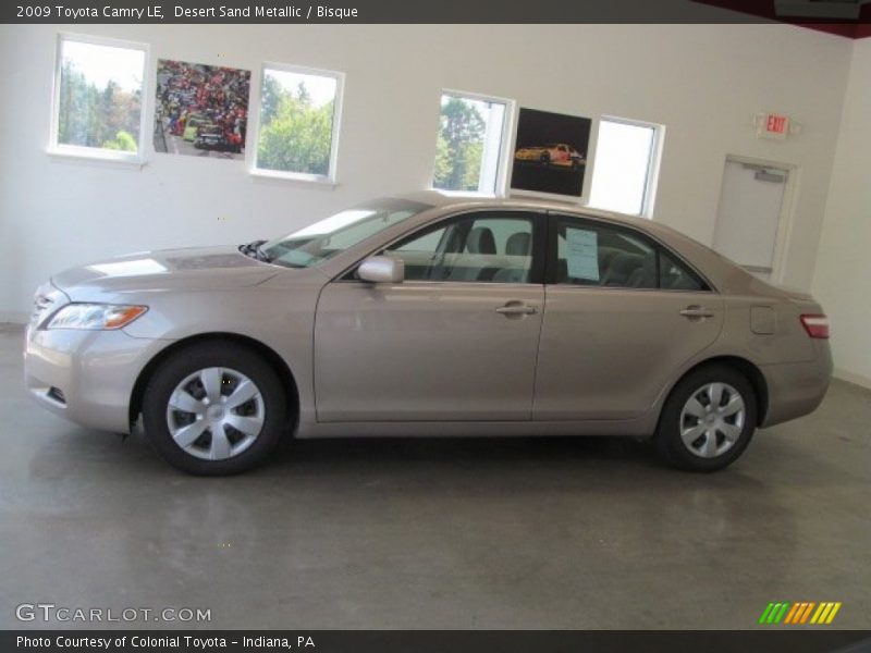 Desert Sand Metallic / Bisque 2009 Toyota Camry LE