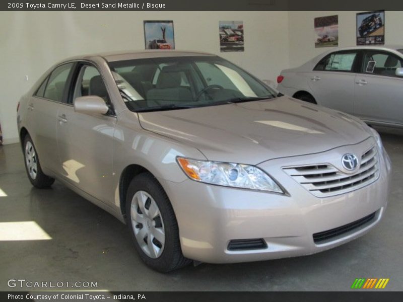 Desert Sand Metallic / Bisque 2009 Toyota Camry LE