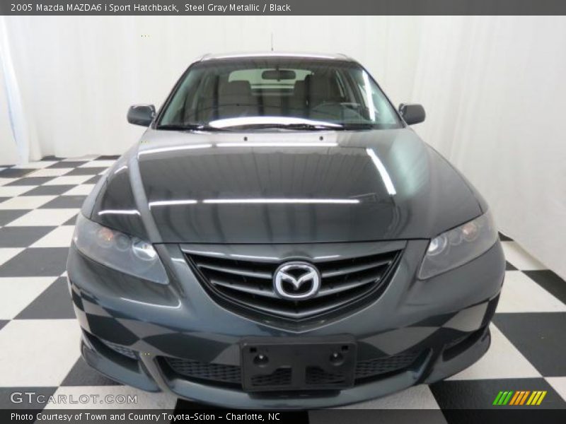 Steel Gray Metallic / Black 2005 Mazda MAZDA6 i Sport Hatchback