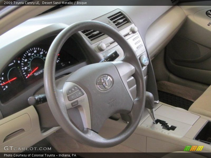 Desert Sand Metallic / Bisque 2009 Toyota Camry LE