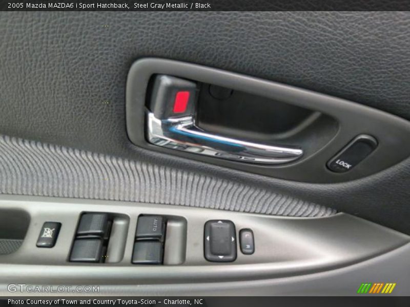 Steel Gray Metallic / Black 2005 Mazda MAZDA6 i Sport Hatchback