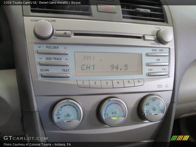 Desert Sand Metallic / Bisque 2009 Toyota Camry LE