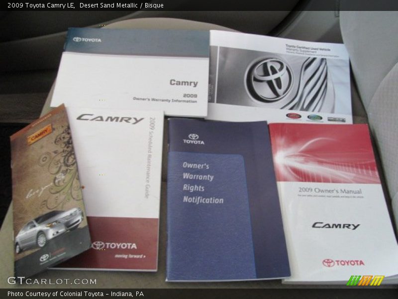 Desert Sand Metallic / Bisque 2009 Toyota Camry LE