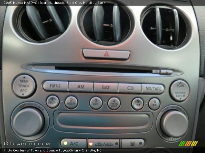 Steel Gray Metallic / Black 2005 Mazda MAZDA6 i Sport Hatchback