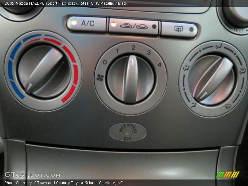 Steel Gray Metallic / Black 2005 Mazda MAZDA6 i Sport Hatchback