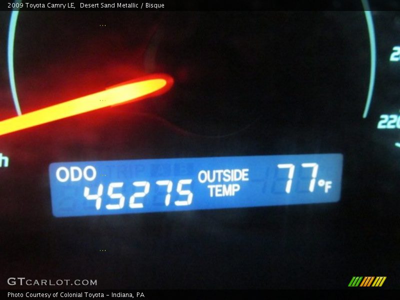 Desert Sand Metallic / Bisque 2009 Toyota Camry LE