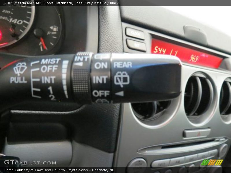 Steel Gray Metallic / Black 2005 Mazda MAZDA6 i Sport Hatchback