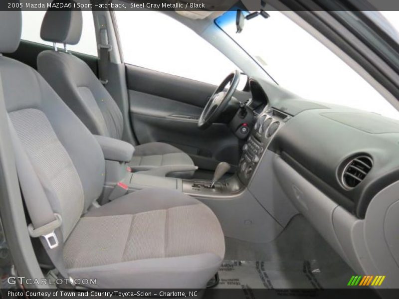 Steel Gray Metallic / Black 2005 Mazda MAZDA6 i Sport Hatchback