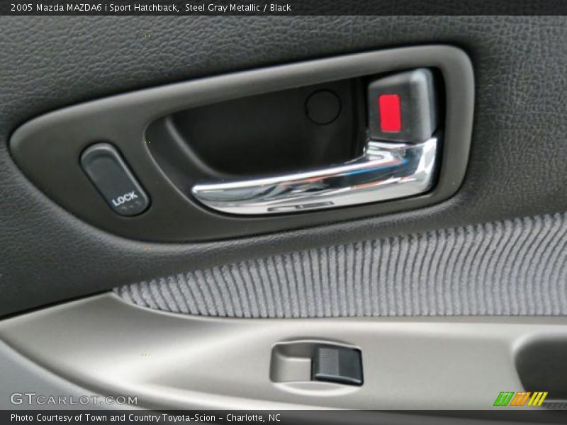 Steel Gray Metallic / Black 2005 Mazda MAZDA6 i Sport Hatchback