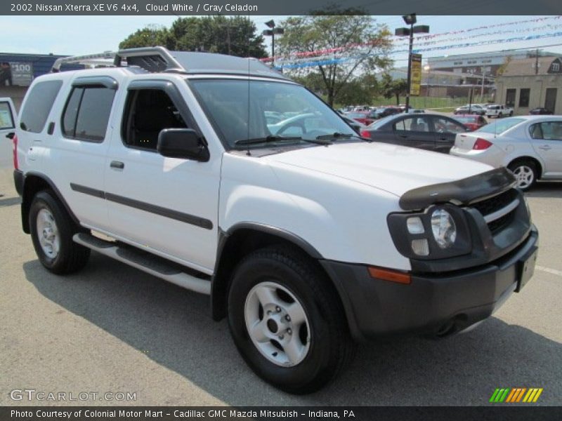 Cloud White / Gray Celadon 2002 Nissan Xterra XE V6 4x4