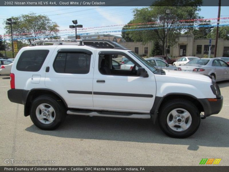 Cloud White / Gray Celadon 2002 Nissan Xterra XE V6 4x4