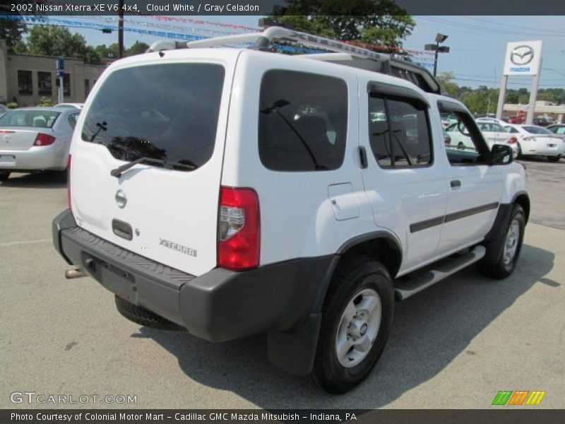 Cloud White / Gray Celadon 2002 Nissan Xterra XE V6 4x4