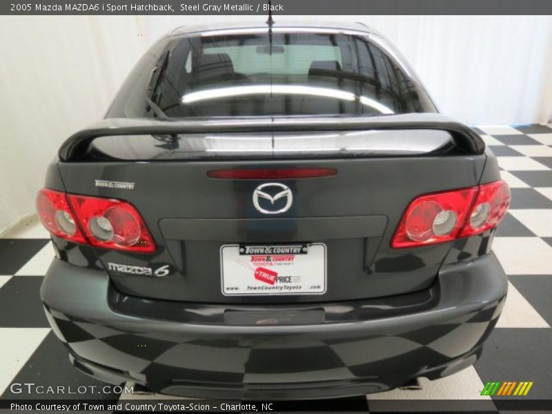 Steel Gray Metallic / Black 2005 Mazda MAZDA6 i Sport Hatchback