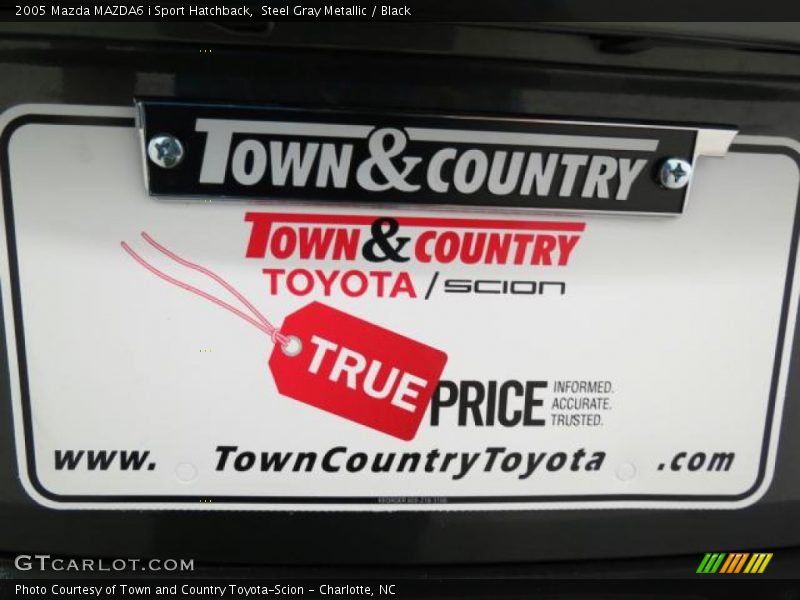 Steel Gray Metallic / Black 2005 Mazda MAZDA6 i Sport Hatchback