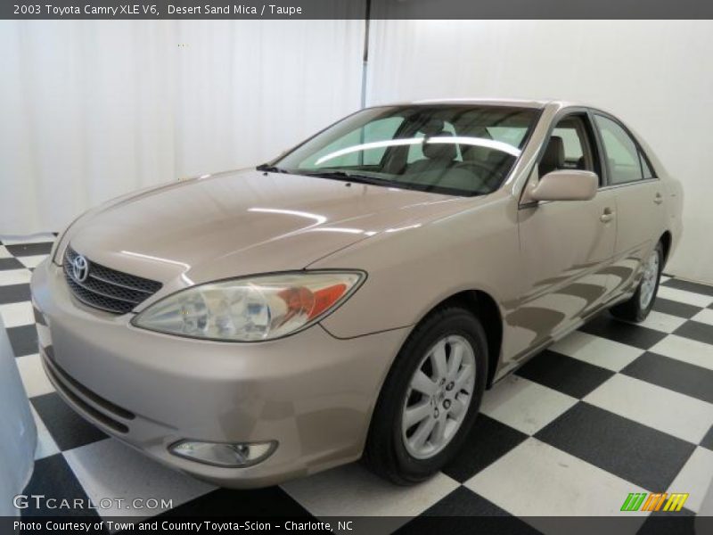 Desert Sand Mica / Taupe 2003 Toyota Camry XLE V6