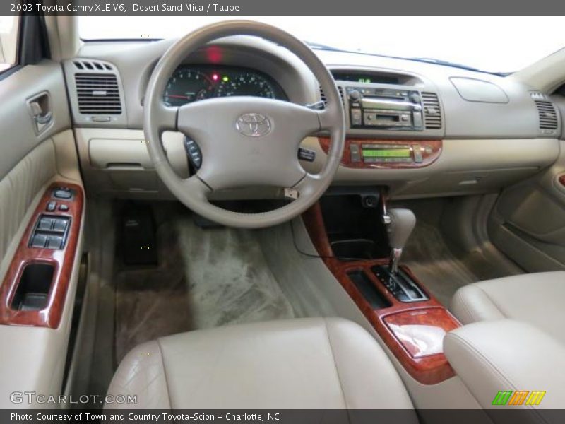 Desert Sand Mica / Taupe 2003 Toyota Camry XLE V6