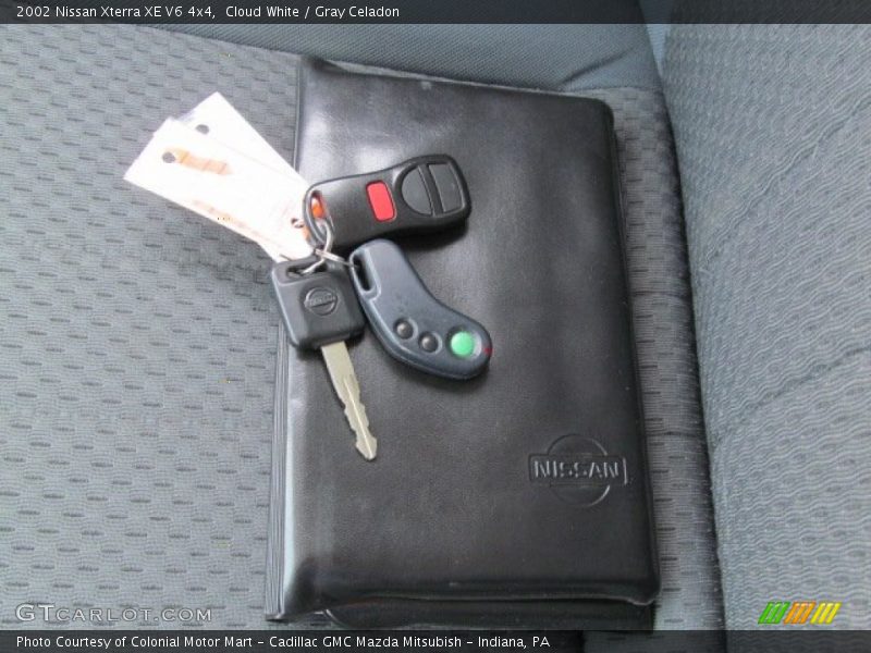Cloud White / Gray Celadon 2002 Nissan Xterra XE V6 4x4