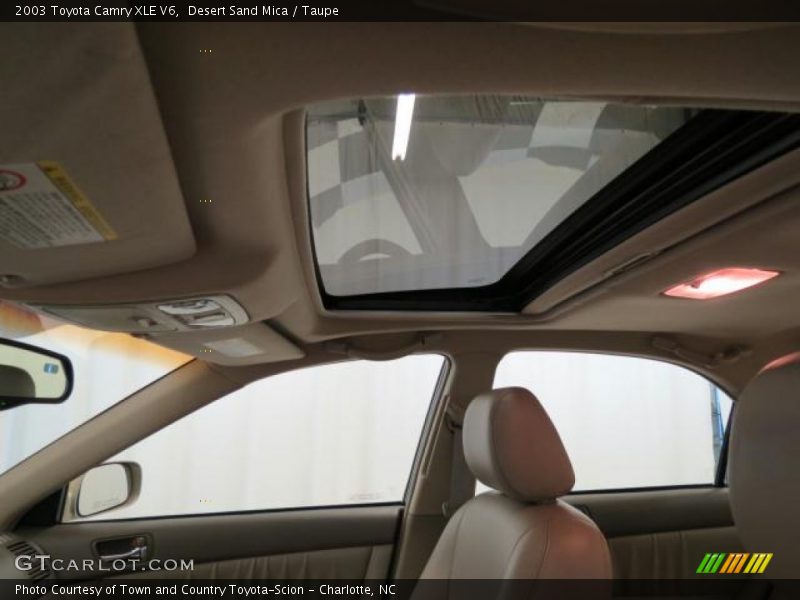 Desert Sand Mica / Taupe 2003 Toyota Camry XLE V6