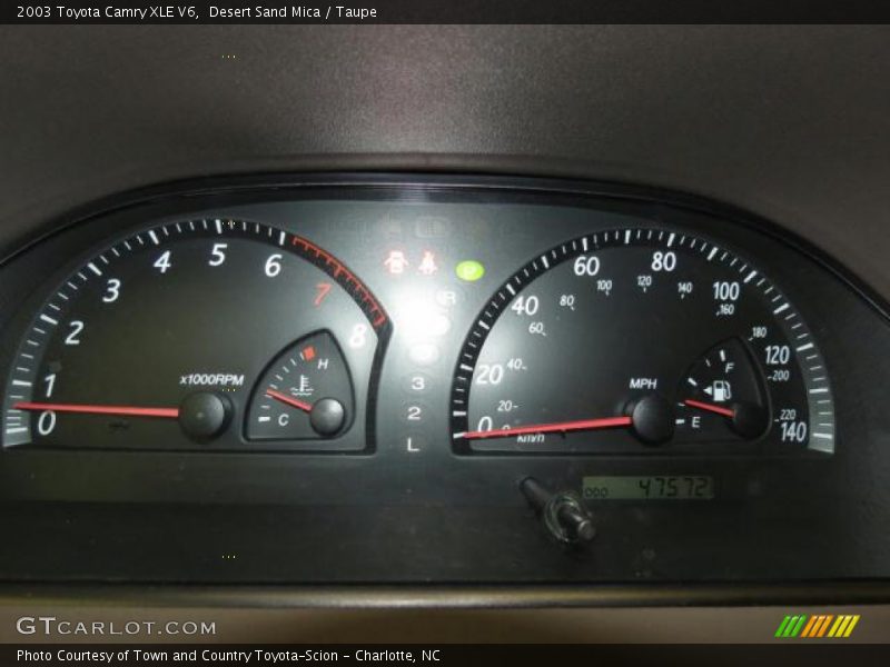 Desert Sand Mica / Taupe 2003 Toyota Camry XLE V6