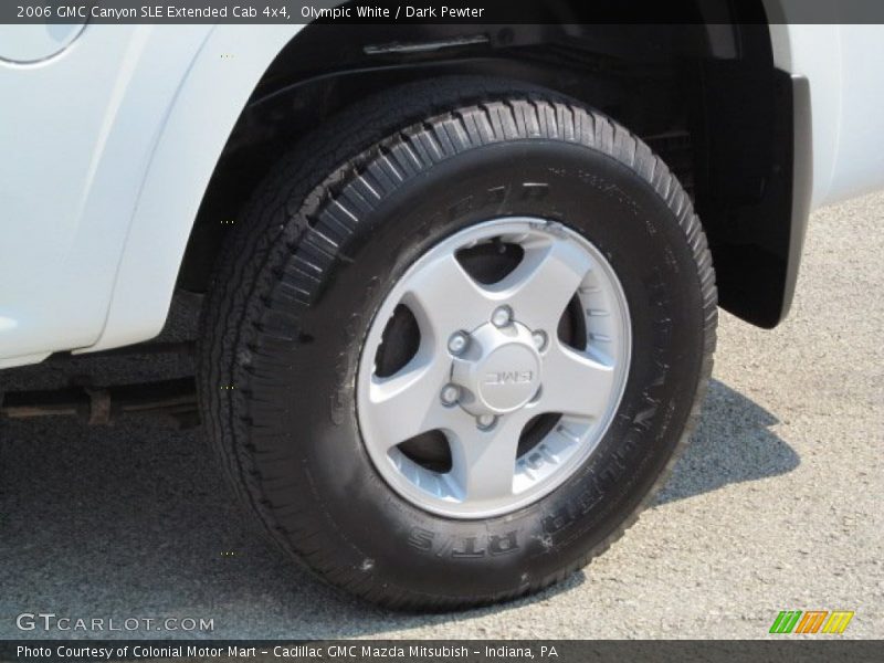 Olympic White / Dark Pewter 2006 GMC Canyon SLE Extended Cab 4x4