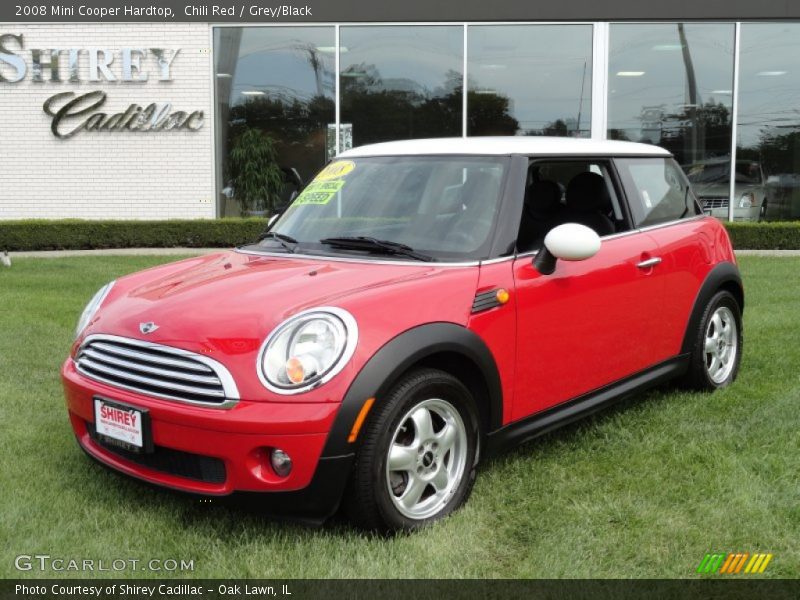 Chili Red / Grey/Black 2008 Mini Cooper Hardtop