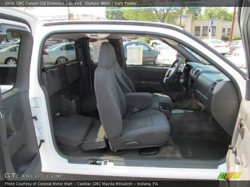 Olympic White / Dark Pewter 2006 GMC Canyon SLE Extended Cab 4x4