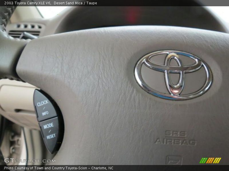 Desert Sand Mica / Taupe 2003 Toyota Camry XLE V6