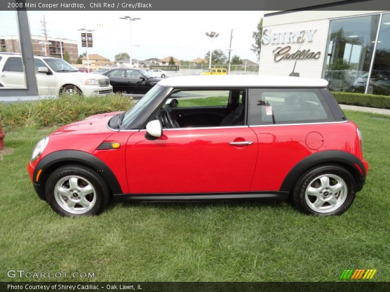 Chili Red / Grey/Black 2008 Mini Cooper Hardtop