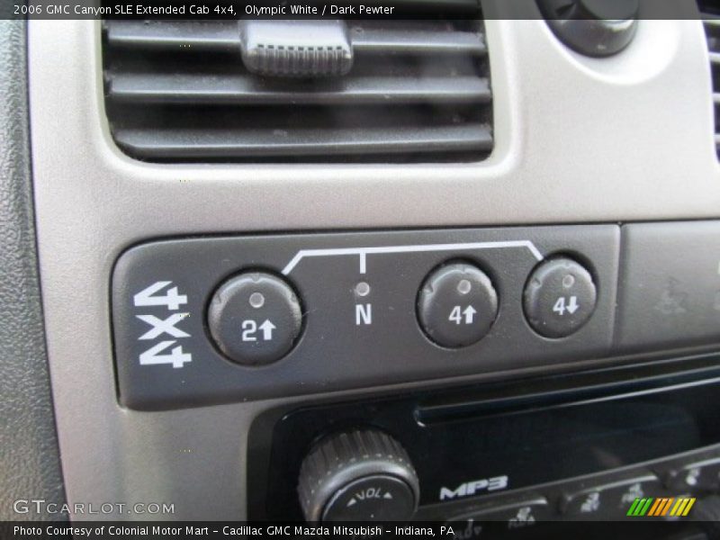 Olympic White / Dark Pewter 2006 GMC Canyon SLE Extended Cab 4x4